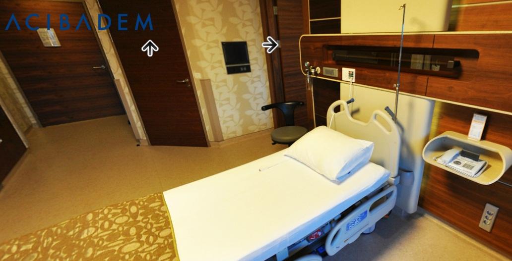 Patient Room - Acibadem Maslak Hospital - مستشفى أسيبادم ماسلاك
